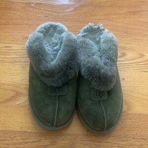 UGG green slippers